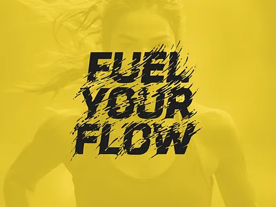Fuel your flow Lettering branding custom type design graphic design graphicdesign illustration lettering
