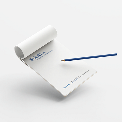 🗒️ Saint Barth Assurance — Blocs-note — 2023 adobe design graphic design illustrator mockup notes photoshop print