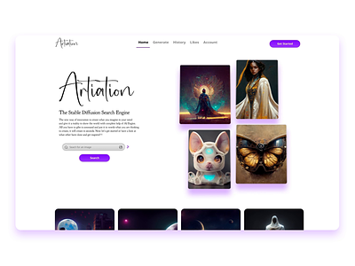 AI Art Generator ai ai generate image art artificial intelligence discord light design product design user user experience user interaction user interface