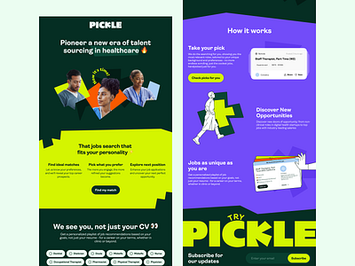 Email Template | Pickle brand brand design branding branding inspiration branding template branding ui cool branding design graphic design illustration ui