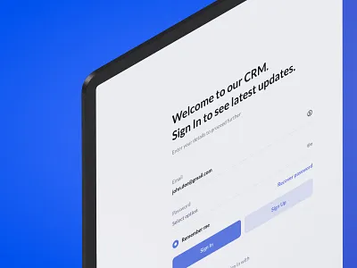 Sign in page created with BetaCRM admin ui kit betacrm create account crm app crm dashboard crm ui crm ui kit dashboard ui kit login login page product design register sign in sign in page sign up web dashboard wizard