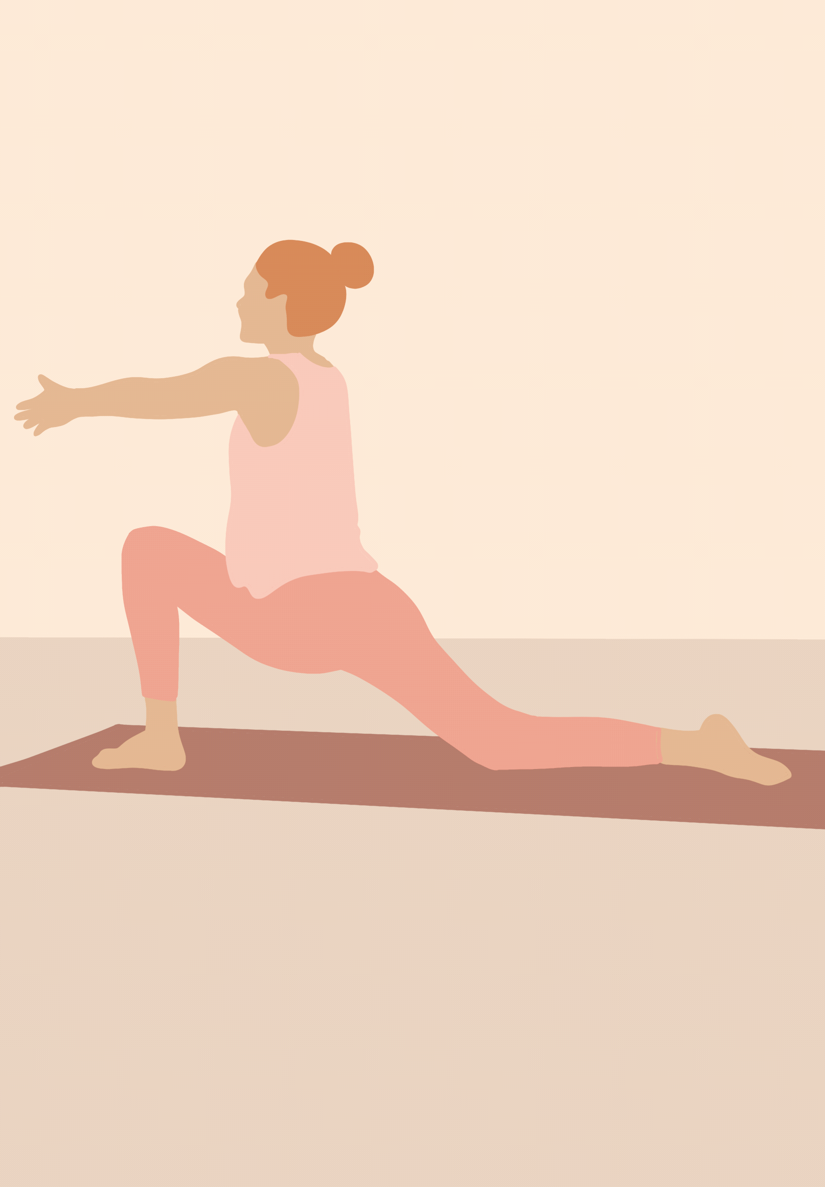 Woman practicing yoga animation 3d animation branding graphic design logo motion graphics ui