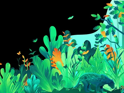 3D ParallaxEffect Loop Animation Original Animation 3d animation loop motion graphics parallax effect