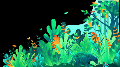 3D ParallaxEffect Loop Animation Original Animation 3d animation loop motion graphics parallax effect