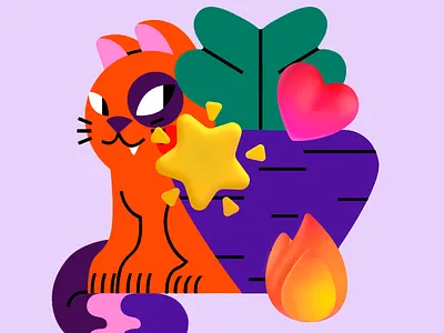 Cat cat emoji illustration ilustración jhonny núñez mascot