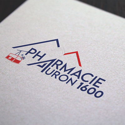 🟢 Pharmacie Auron 1600 — Logo — 2024 adobe branding design graphic design illustrator logo logotype mockup vector