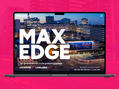 Website Design & Build for Maximus digital agency digital design motion graphics ui web design website website build