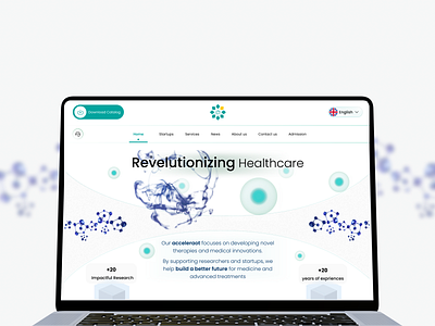 🧬 Landing Page Design for a Cutting-edge Cell & Gene Therapy ui