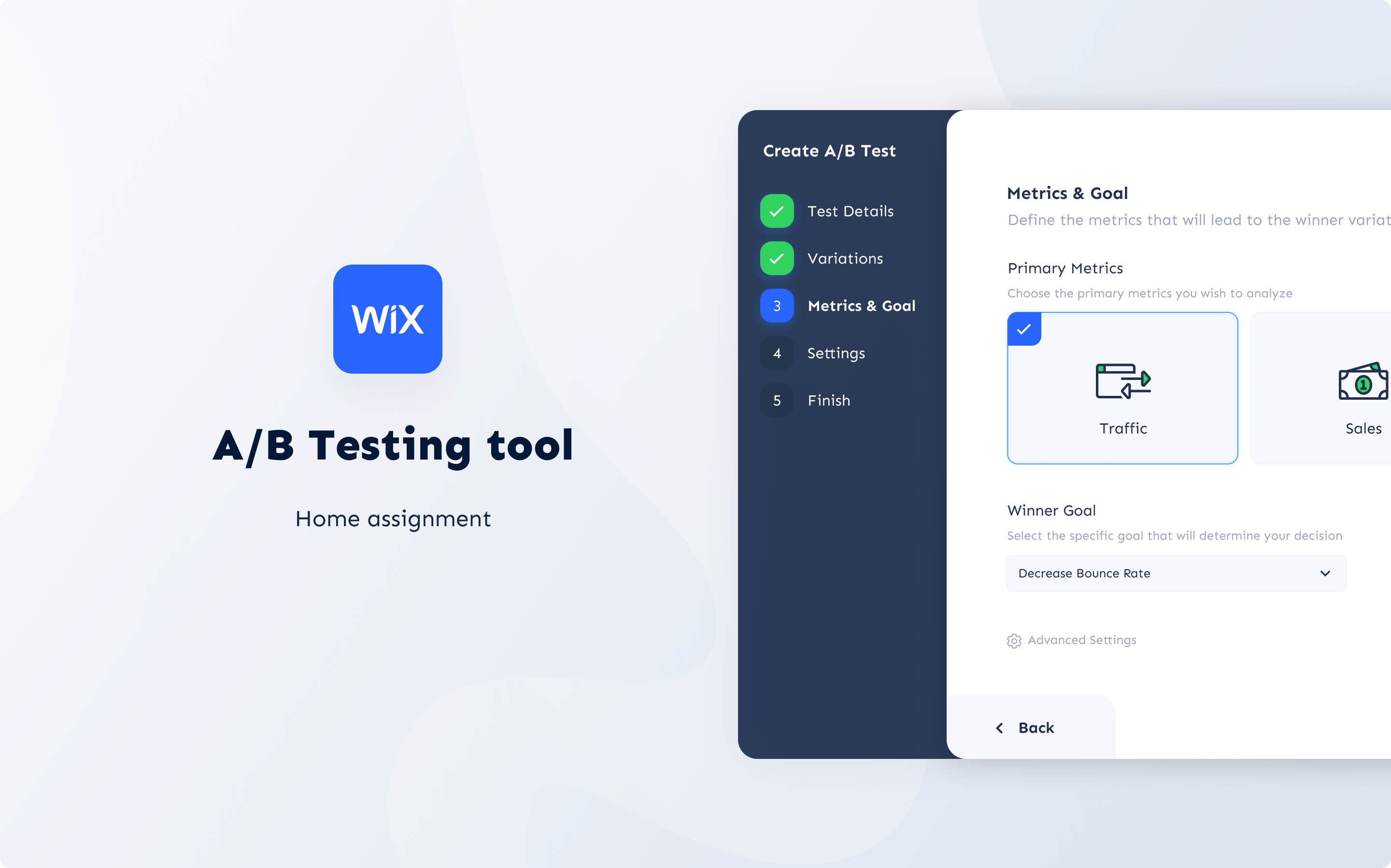 A/B Testing Tool For WIX By Chen Kariv Yeffet On Dribbble