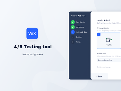 A/B Testing Tool for WIX ab testing layers product design