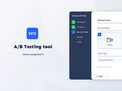 A/B Testing Tool for WIX ab testing layers product design