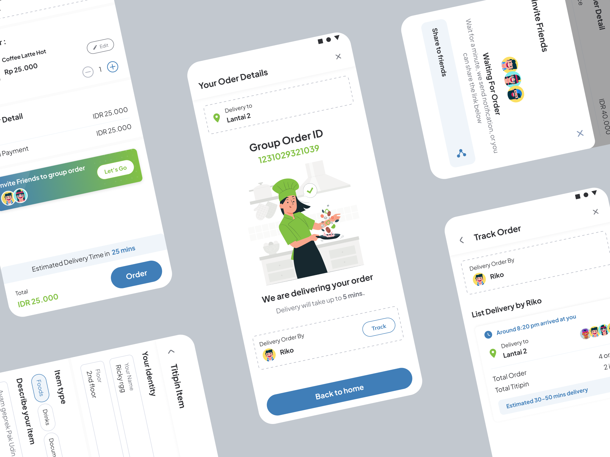 Example of UI Design Full Package
