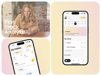 PlanBuddy. Mobile application. Plan. Track. Analyze mob mobile application. ui ux