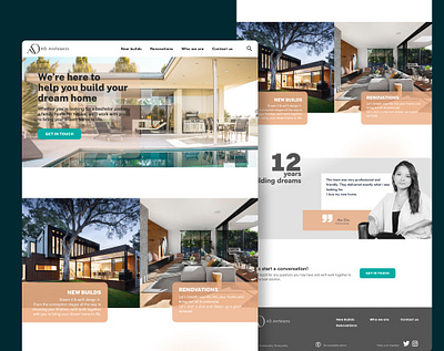 Architects Landing Page architecture display e commerce figma hero image home house lander landing page ui design ux design web design