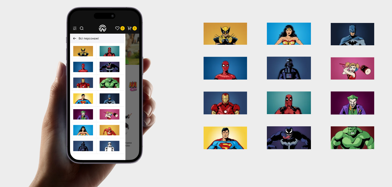 Ecommerce website design | World of Comic best web design cool website menu design menu design ideas menu ui mobile ui design navigation bar redesign for ecommerce ux design ux ui design web design inspiration web ui design website redesign