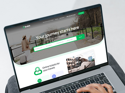 BUSLINK travel trip ui ux webdesign webdevelopment