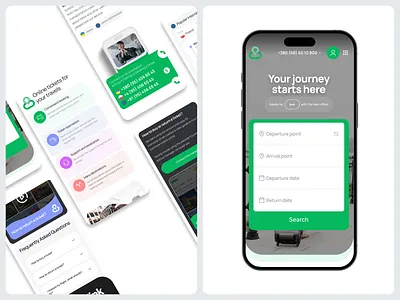 BUSLINK design mobile mobile adaptation ui ux