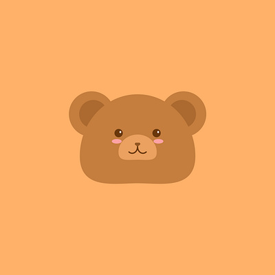 Baby Bear baby bear cute design figma graphic design head illustration logo panda sweet ui vector