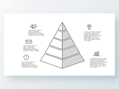 Animated Doodle PowerPoint Infographic animated doodle illustration infographic powerpoint ppt template pyramid