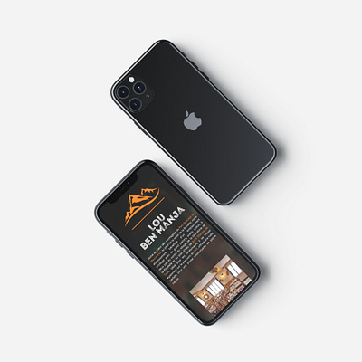 🍴 Lou Ben Manja — Site internet — 2025 adobe design graphic design mockup responsive ui webdesign website