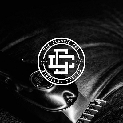 The Classic Cut (CC Monogram) barbershop and saloon logo design! barber logo barbershop logo cc logo cc monogram design graphic design graphics design illustration logo logodesigner logos logotype monogram logo salon logo saloon logo ui