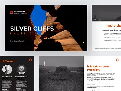 PROSPER - Presentation Deck branding graphic design infographics layout logo presentation