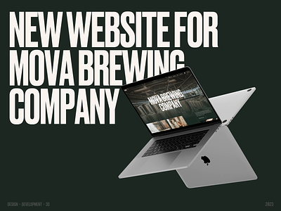 MOVA Brewing Company Website 3d animation beer beverage branding brewery brewing company website design ecommerce graphic design interface motion graphics ui user experience ux web web design web marketing website design