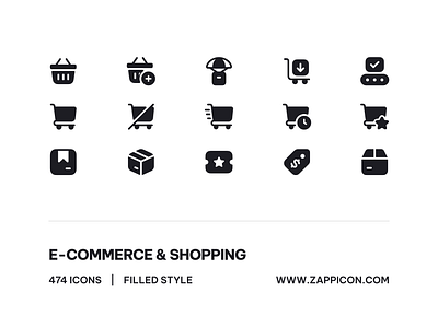Zappicon - E-Commerce & Shopping Category Filled Style saasproduct