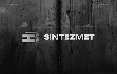Technological logo for "SINTEZMET" investment startup aesthetic logo ai corporate identity brand logo branding business logo business logo design company logo company logo design illustration logo for brand logo for company logo sceince logo startup logo style guide logomark minimalism logo minimalist corporate style modern logo science startup logo design
