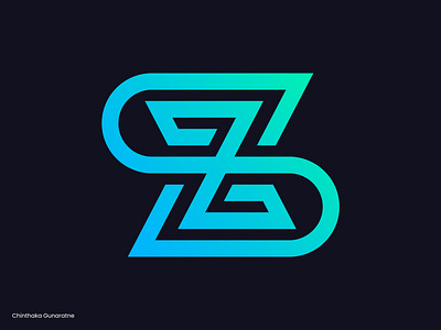 SZ Monogram Logomark Concept brand brand designer branding branding identity chinthaka gunaratne design graphic design icon letter logo lettering logo lettermark logo logo design logo designer mark monogram monogram logo symbol sz sz logo
