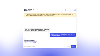 AI Chatbot Interface ai application design chat bot ui ui design ux web app design