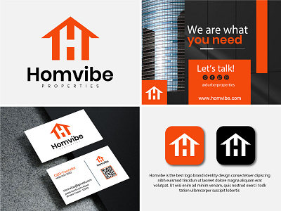Real-Estate Logo Design & Brand Identity branding construction homebuilders logo logo design realestatelogo
