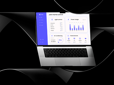 Daily UI 021 - Smart Home Dashboard app chart daily 100 challenge daily ui 021 dashboard day 21 design figma smart home ui web