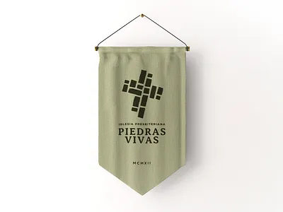 Piedras Vivas branding church faith graphic design logo