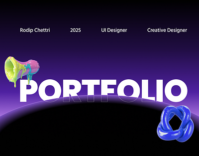 2025 Portfolio app branding design graphic design illustration typography ui ux