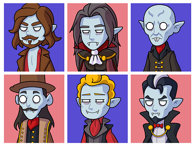 Bite ME: 2D Character design 2d card cartoon character character design cute design dracula graphic design illustration mascot nft nft collection vampire web3
