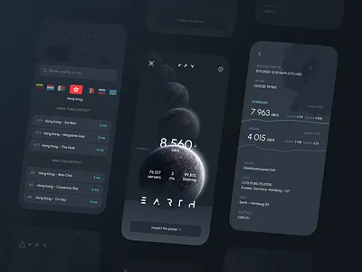 VPN App Concept app app design concept design ios mobile app mobile app design mobile concept ui ui visual design ux vpn vpn app vpn app design vpn concept