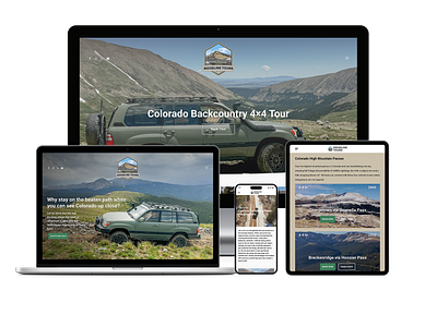 Ridgeline Tours Website figma graphic design htmlcss responsive ui uiux ux web design website design website development wordpress