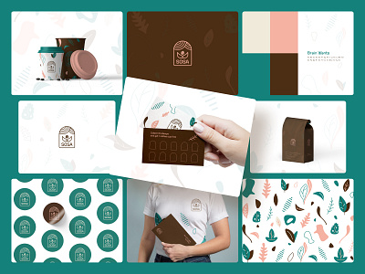 SOSA-Branding, Logo design, Visual identity bag beverage brand identity brand sign branding card coffee coffee bag coffee house coffee shop design graphic design illustration logo packaging pattern product ui