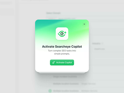 Ai Activation Modal ai agent ai assistant animation copilot modal product design