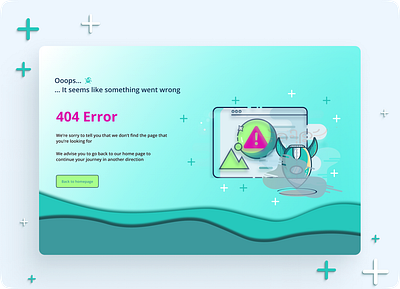 404 Error Page 404 page branding colors design figma graphic design illustration typography ui ux vector
