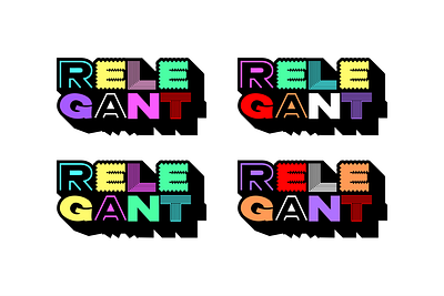 RELEGANT LOGO (color variations) branding event branding event logo festival design festival logo letter mark logo design logo logo design logo design inspiration logo design inspirations logo inspiration typo logo typography logo