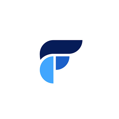 F Typo Logo branding design illustration