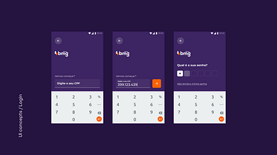 Login screen design ui ux