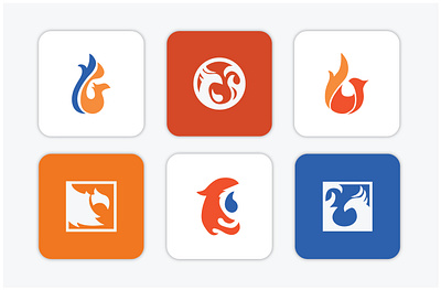 Fenyx Logo Concepts bird brand identity design graphic design illustration logo logomark phoenix vector