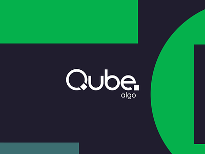 A Multifaceted Wordmark and for AI e-Trading Software, Qube