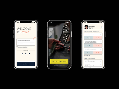 Mobile design for beauty app app appdesign beautyapp mobile phone ui ux uxui uxuidesign