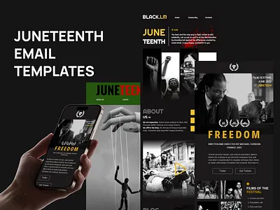 Juneteenth Email Templates email email builder email campaign email design email marketing email newsletter email templates html email juneteenth email newsletter stripo email web design