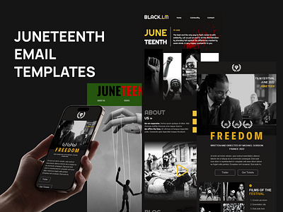 Juneteenth Email Templates email email builder email campaign email design email marketing email newsletter email templates html email juneteenth email newsletter stripo email web design