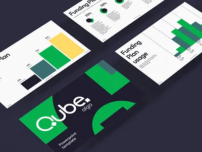 Powerpoint Templates and Infographics for AI e-Trading Software brand identity branding design graphic design infographics information design logo powerpoint ui ux vector